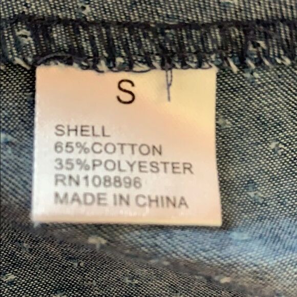 High Low Denim Top - Picture 7 of 8